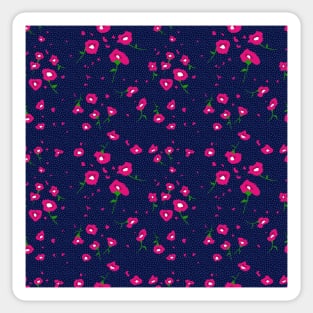 Pink little flowers Sticker